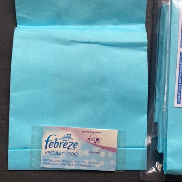 Febreze Vacuum Bags Filter Bissell Oreck XL Filter Spring and Renewal Scent NEW - Picture 5 of 7